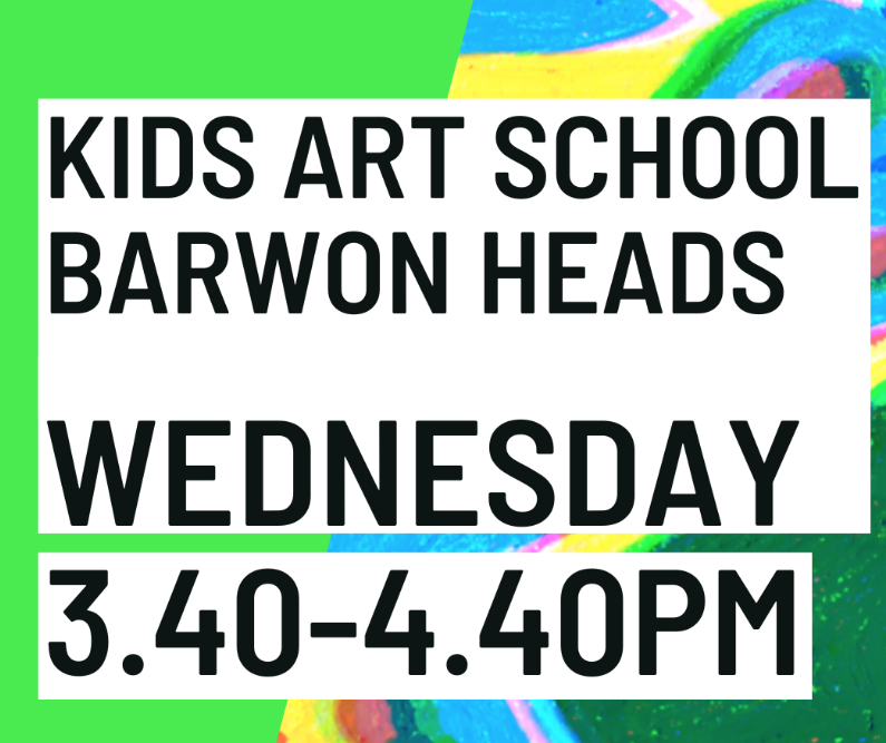 Kids Arts School Barwon Heads Weds Term 1 2023